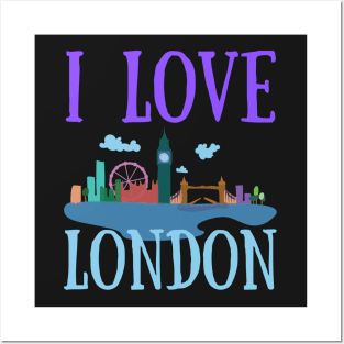 I Love London UK Travel more Wanderlust love Explore the city travel London souvenir Posters and Art